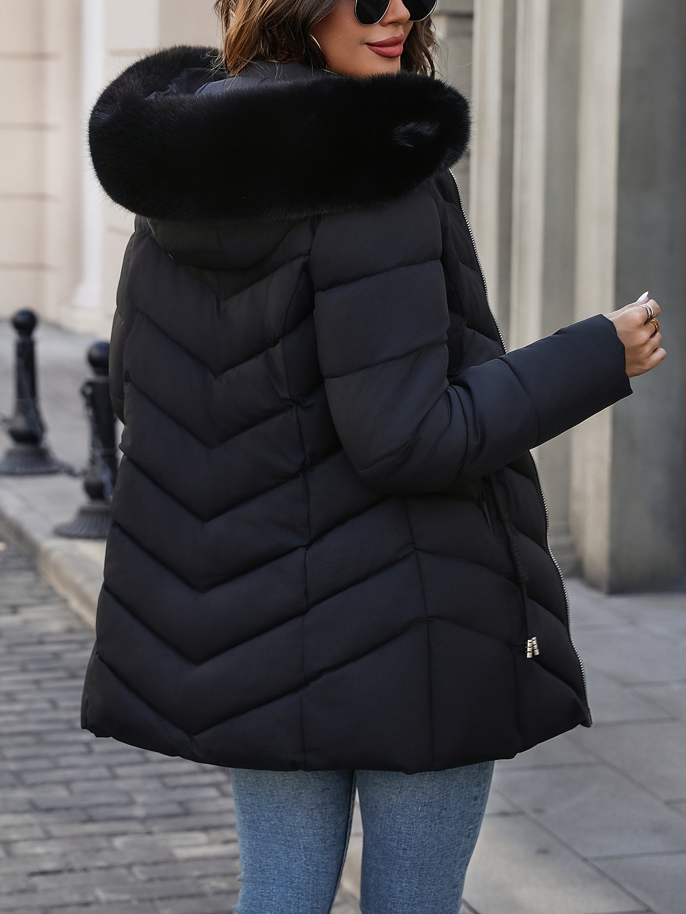 Florence | Premium Faux-Fur Hood Puffer Coat