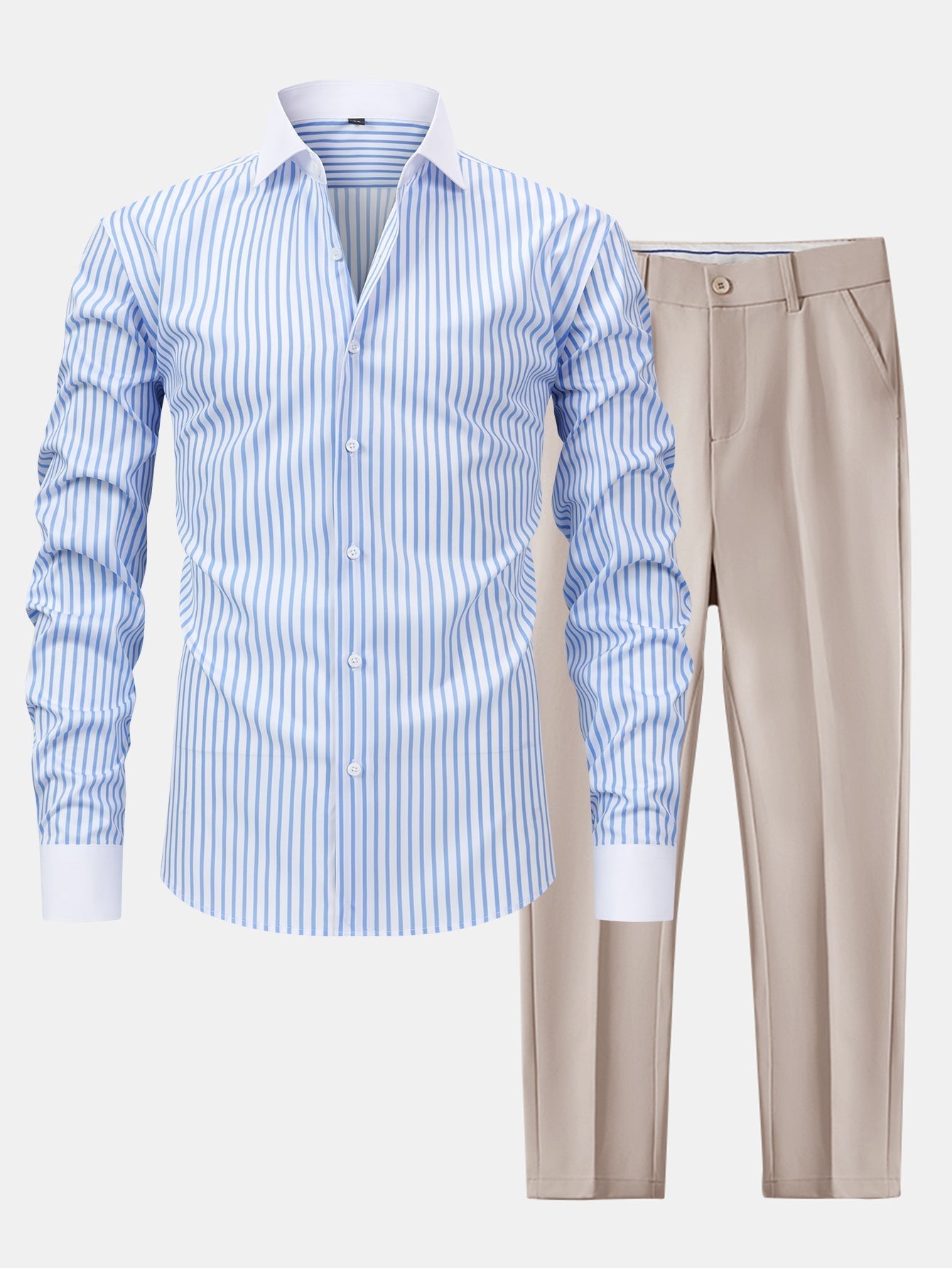 WINCHESTER STRIPED SHIRT WITH SLIM-FIT PANTS