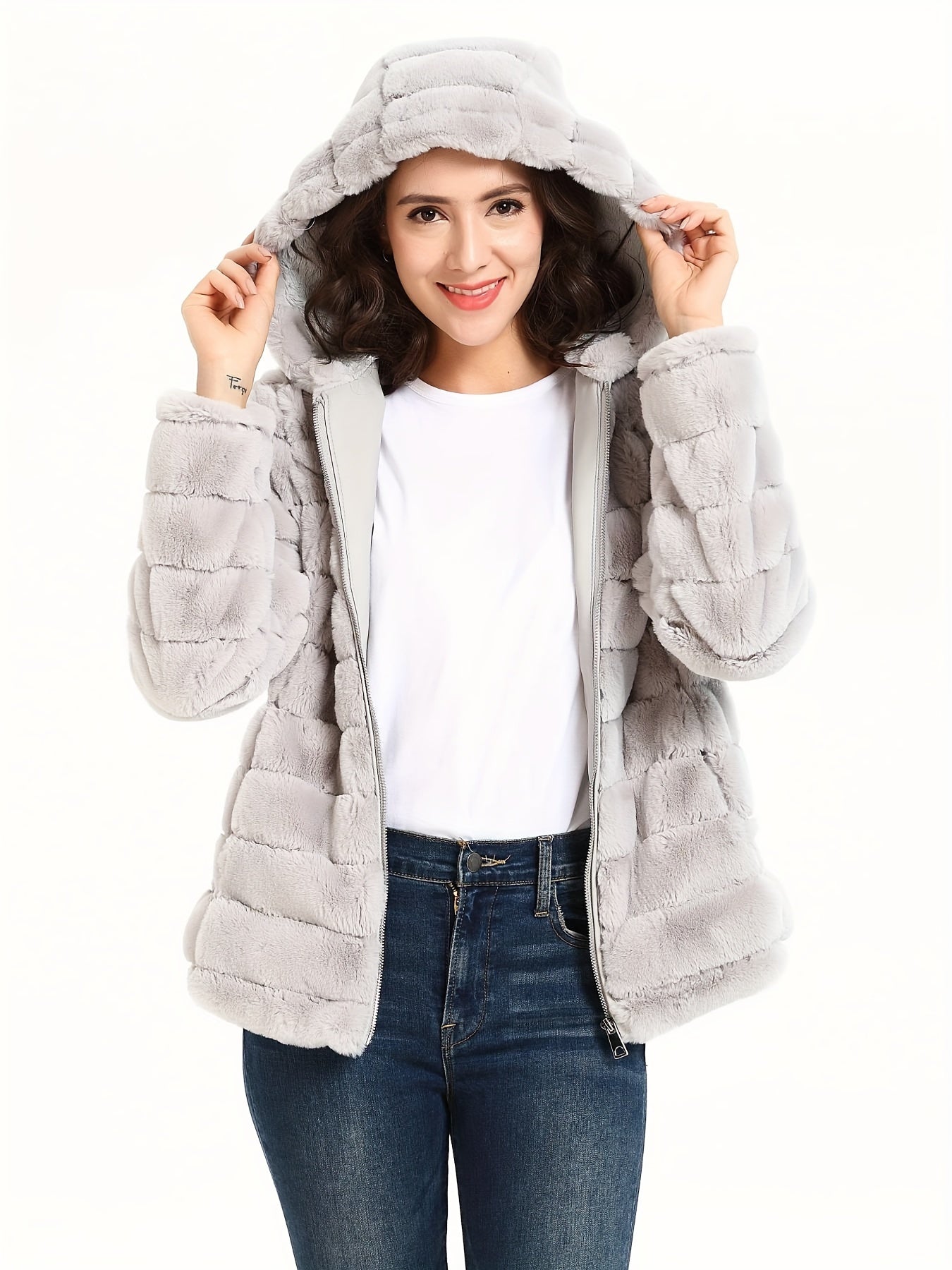 Poppy | Plush Teddy Faux-Fur Zip Jacket