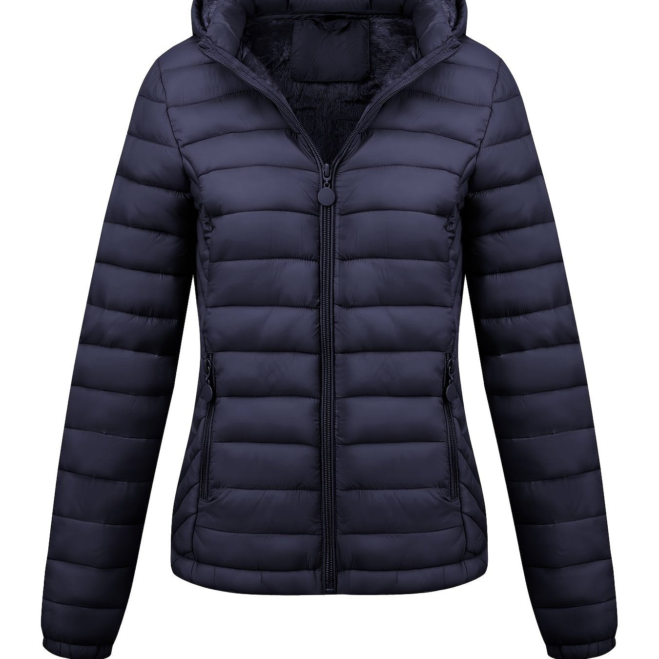 Isla | Hooded Fleece-Lined Puffer Jacket