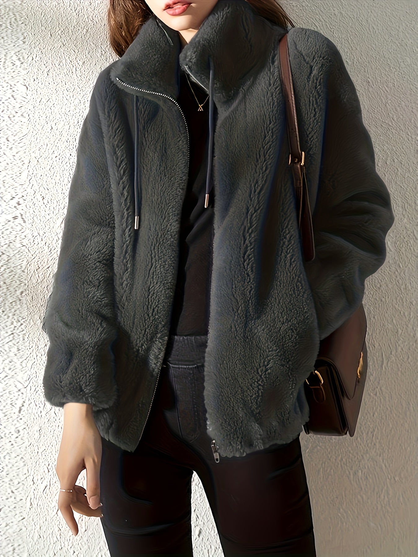 Beatrice | Cozy Teddy Fleece Zip Jacket