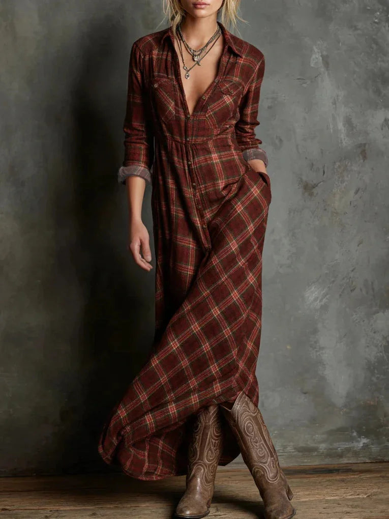 Marienne | Plaid Ease Dress