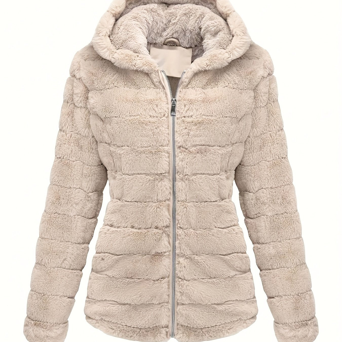 Poppy | Plush Teddy Faux-Fur Zip Jacket