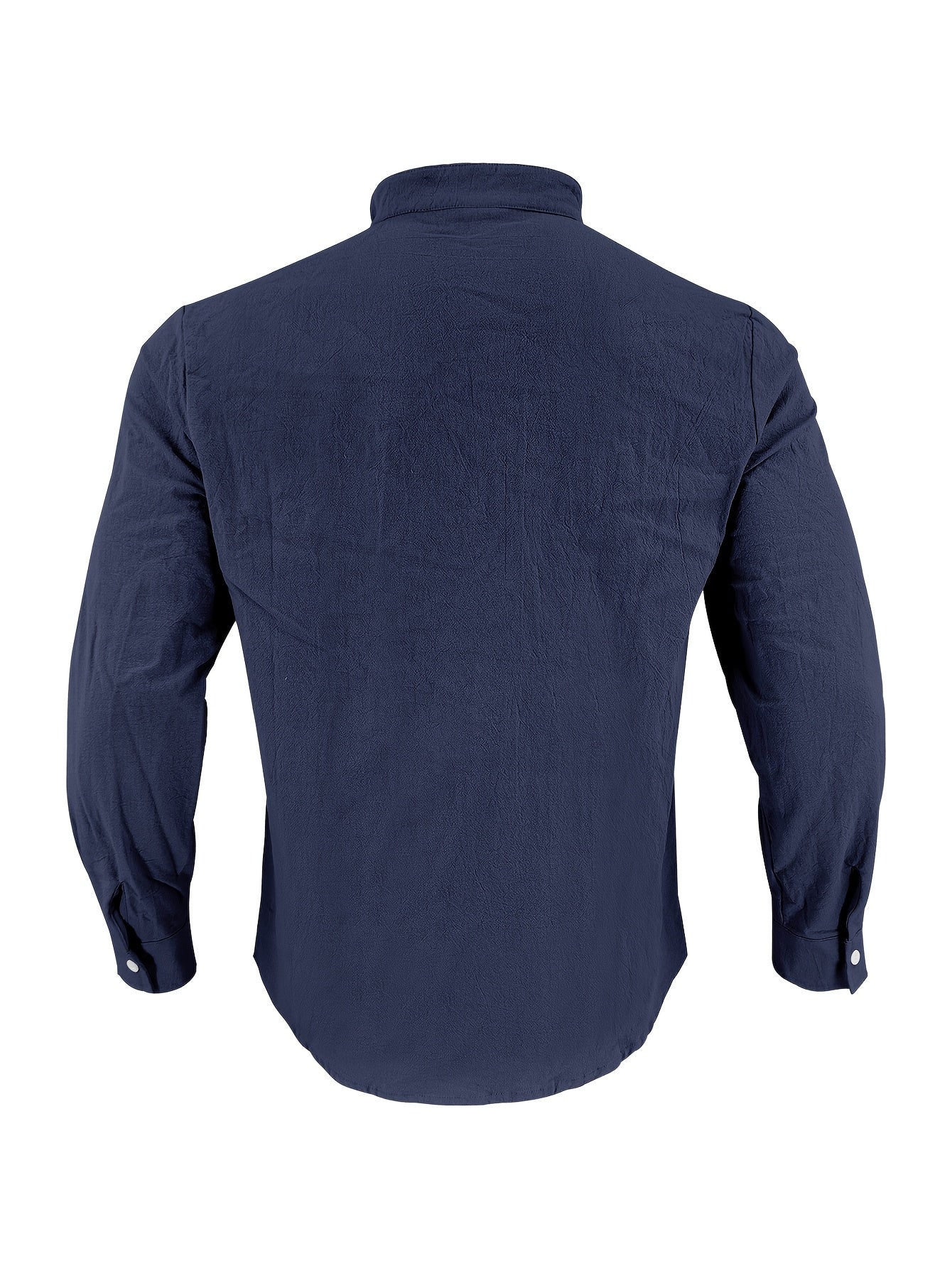 Montara & Crest V-neck shirt featuring a soft fabric and classic fit, displayed on a hanger against a neutral background.