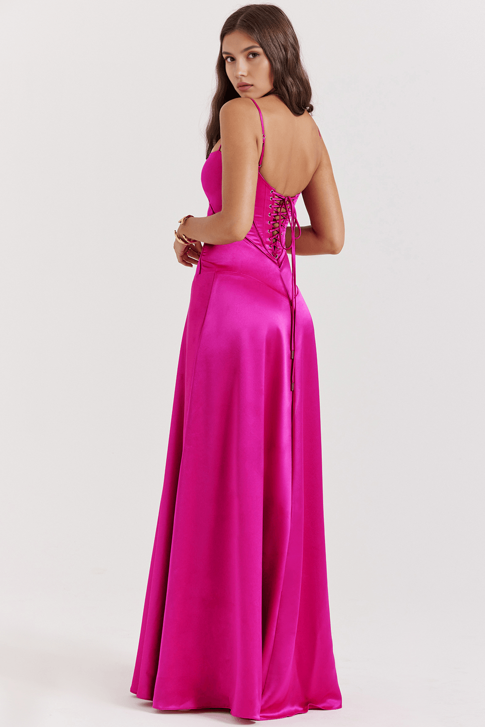 Montaracrest Anabella Dress, stylish and elegant dress with floral pattern, displayed on a hanger with a neutral background.