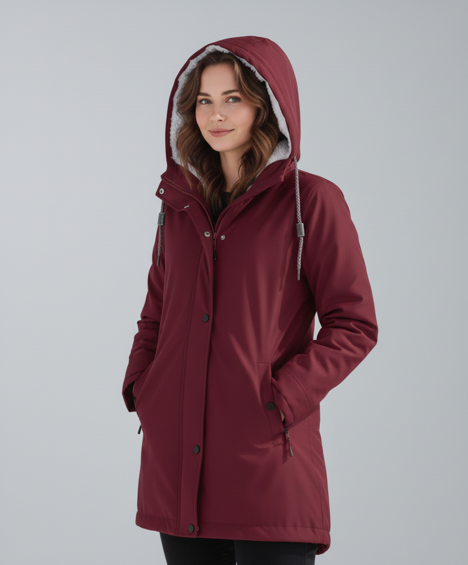 Imogen | Thermal Sherpa-Lined Hooded Parka Jacket