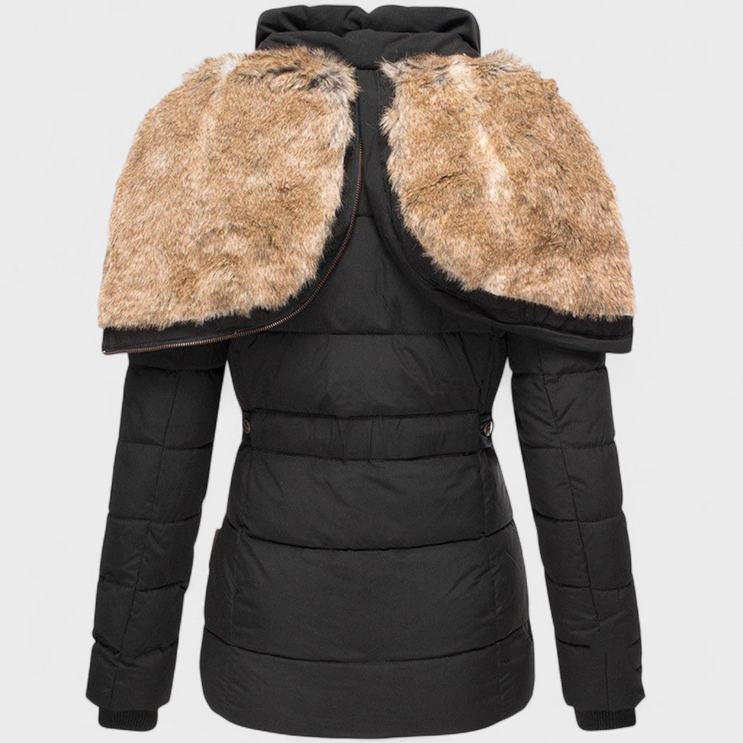 Annamarie - Puffer con cappuccio e design magro adatto - Montaracrest
