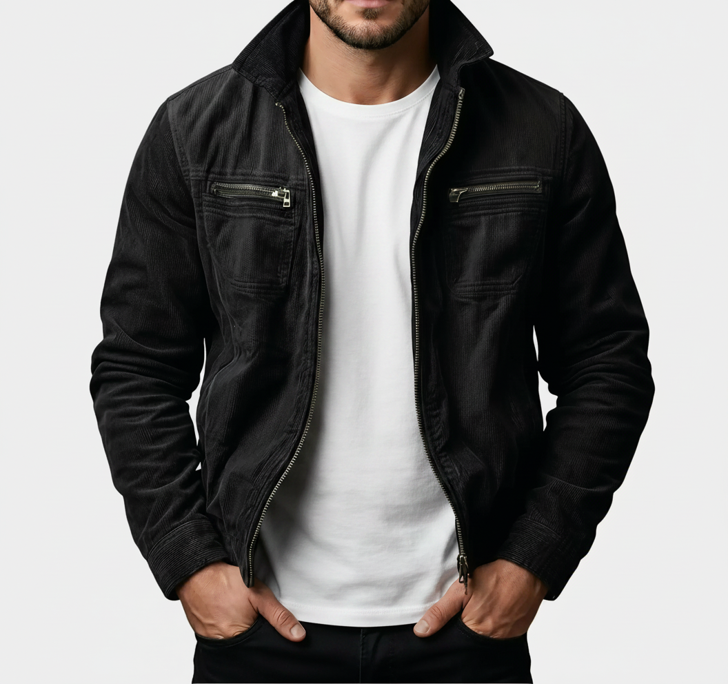 High-quality tailored corduroy jacket