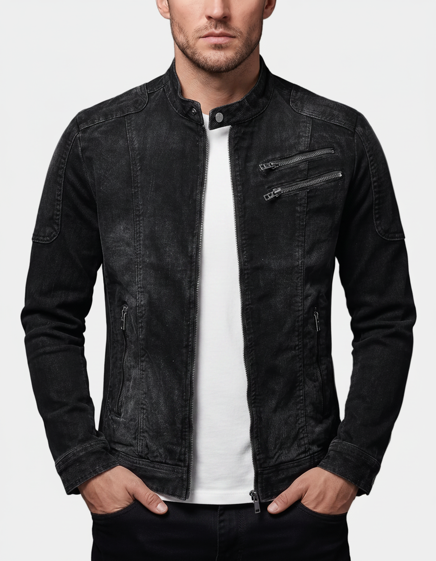 Montara Onyx – Black Denim Jacket