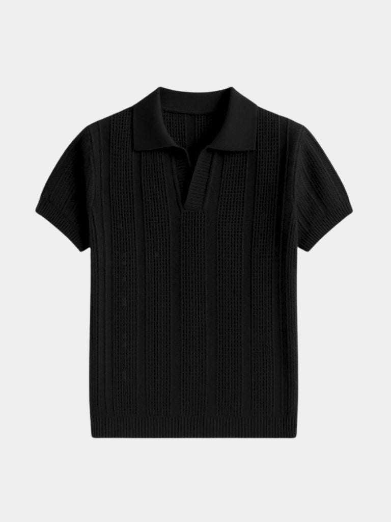 Ivory polo shirt by Montaracrest with a cross crown logo, featuring a classic collar and short sleeves for a stylish look.