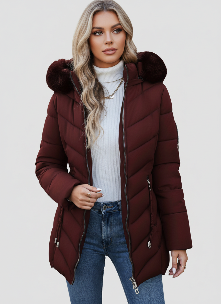 Florence | Premium Faux-Fur Hood Puffer Coat
