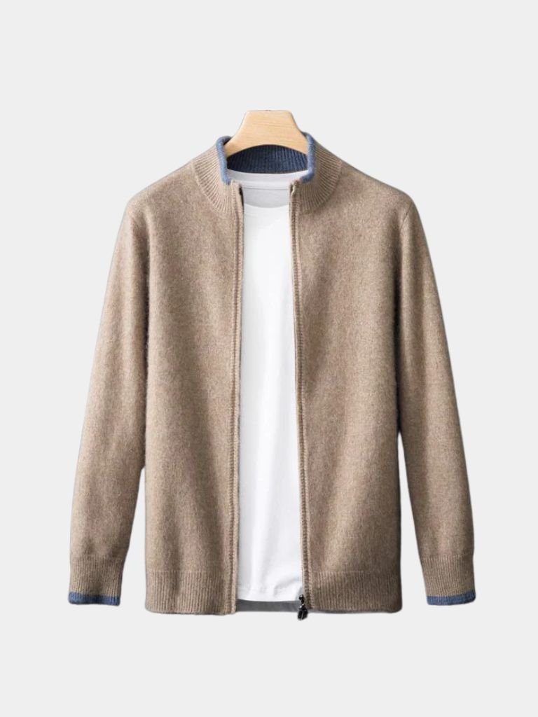 Montaracrest London Fog cashmere jacket with cross-crown design, stylish men's blazer in soft, luxurious fabric.