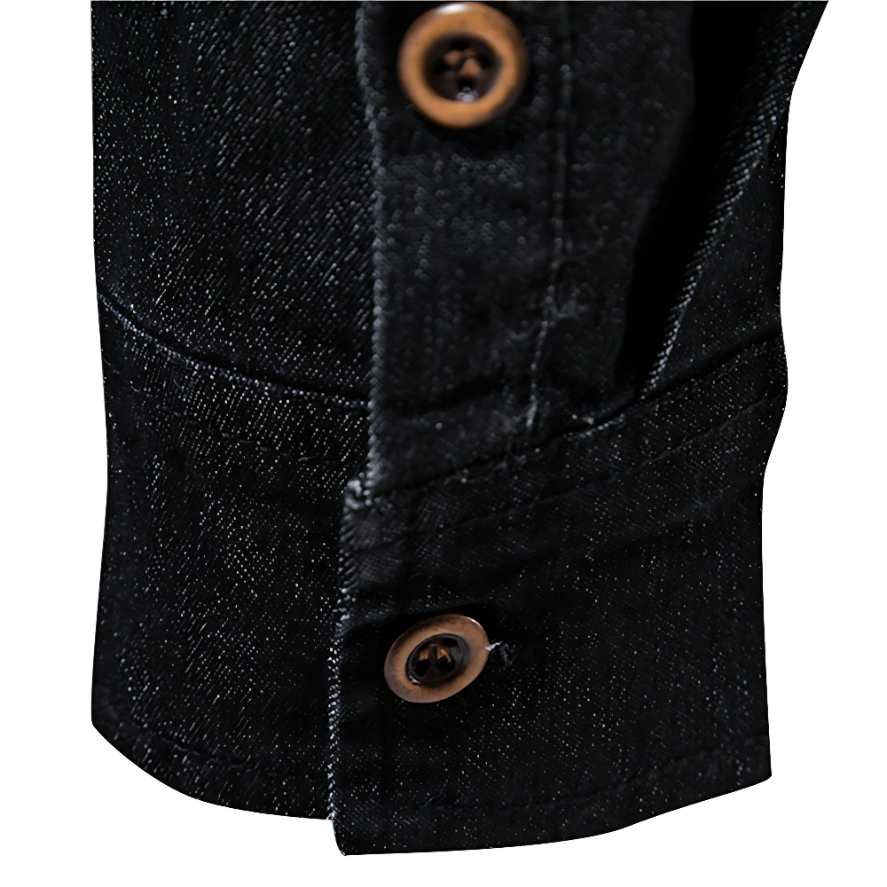 Stylish Slim Fit Denim Shirt