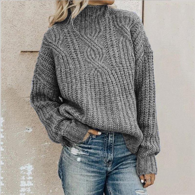 Montaracrest Lana di Venezia women's sweater with a comfortable turtleneck, soft knit fabric, and stylish design.