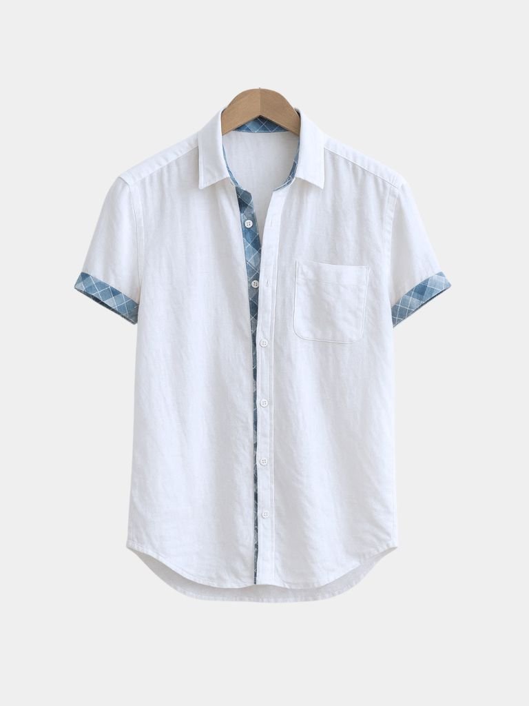 Montaracrest casual ocean-detail overhemden shirt with relaxed fit, featuring ocean-inspired design and subtle detailing.