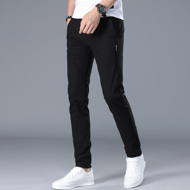 Beau | Slim-Fit Lightweight Cotton Trousers