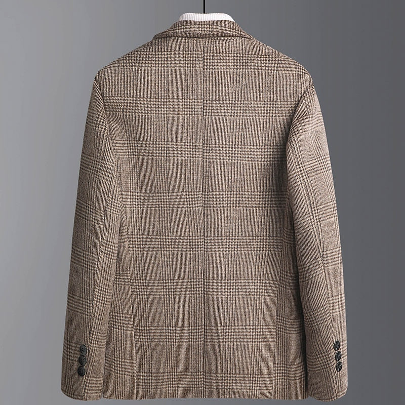 Alban | Plaid Wool Blend Jacket