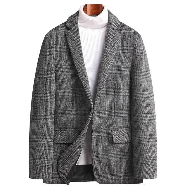 Alban | Plaid Wool Blend Jacket