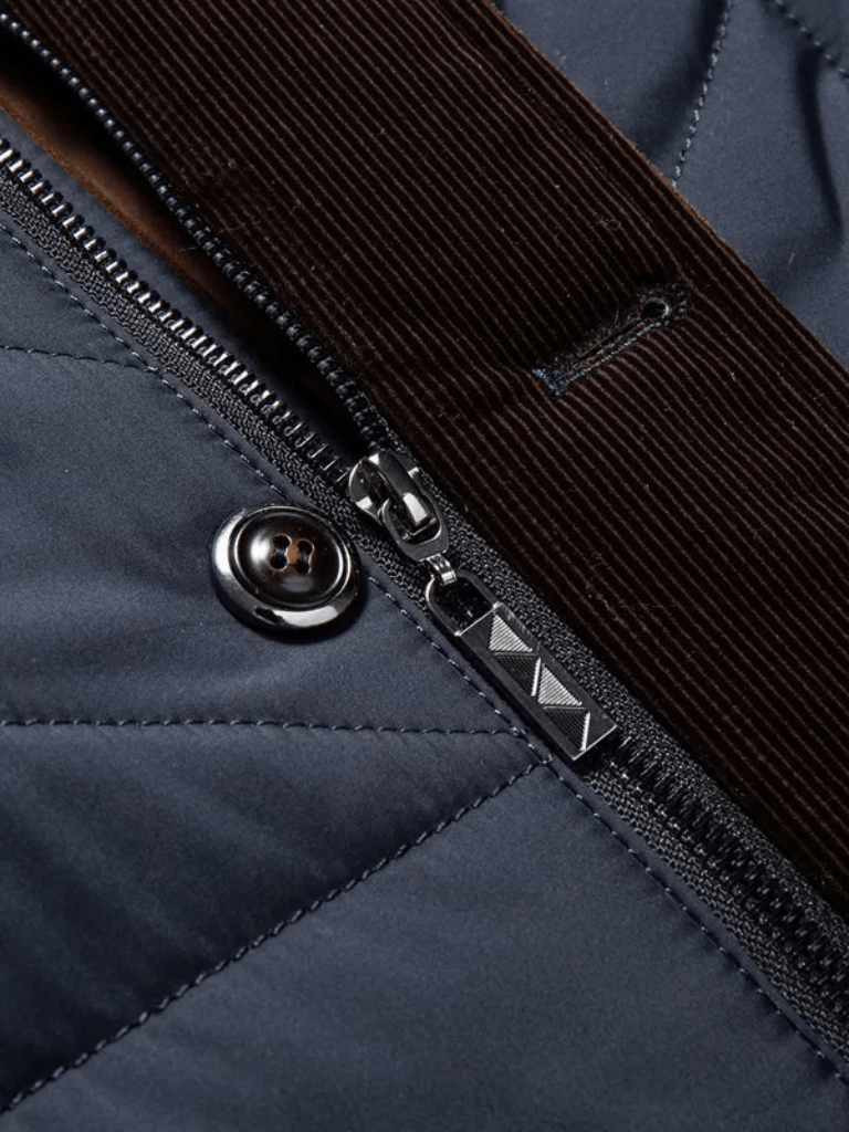 Montaracrest quilted winter jacket with cross crown design, padded and warm for cold weather.