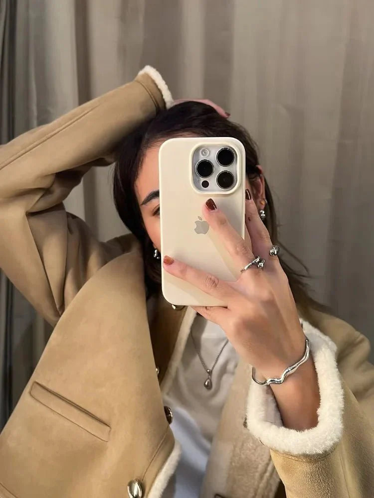 Aralyn Faux Fur Suede Coat