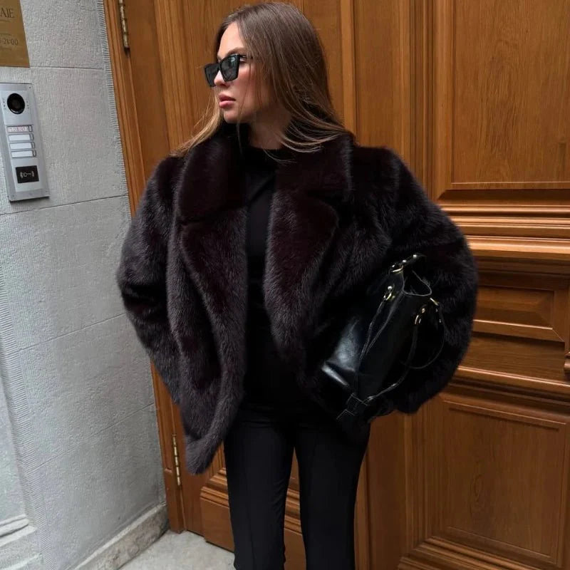 Carissa Faux Fur Coat
