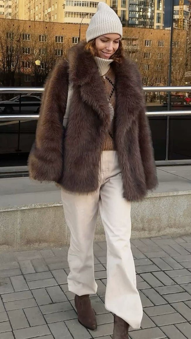 Carissa Faux Fur Coat