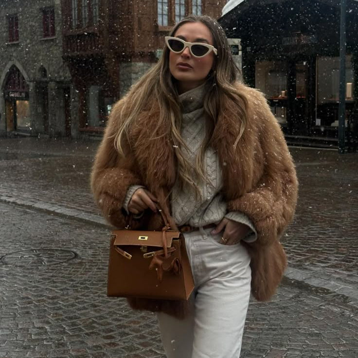 Carissa Faux Fur Coat