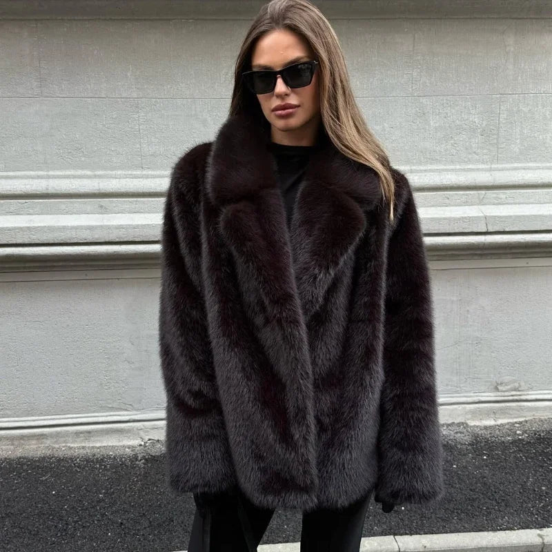 Carissa Faux Fur Coat