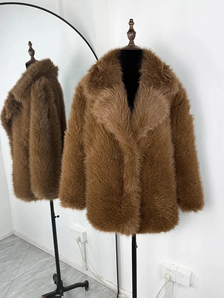 Carissa Faux Fur Coat