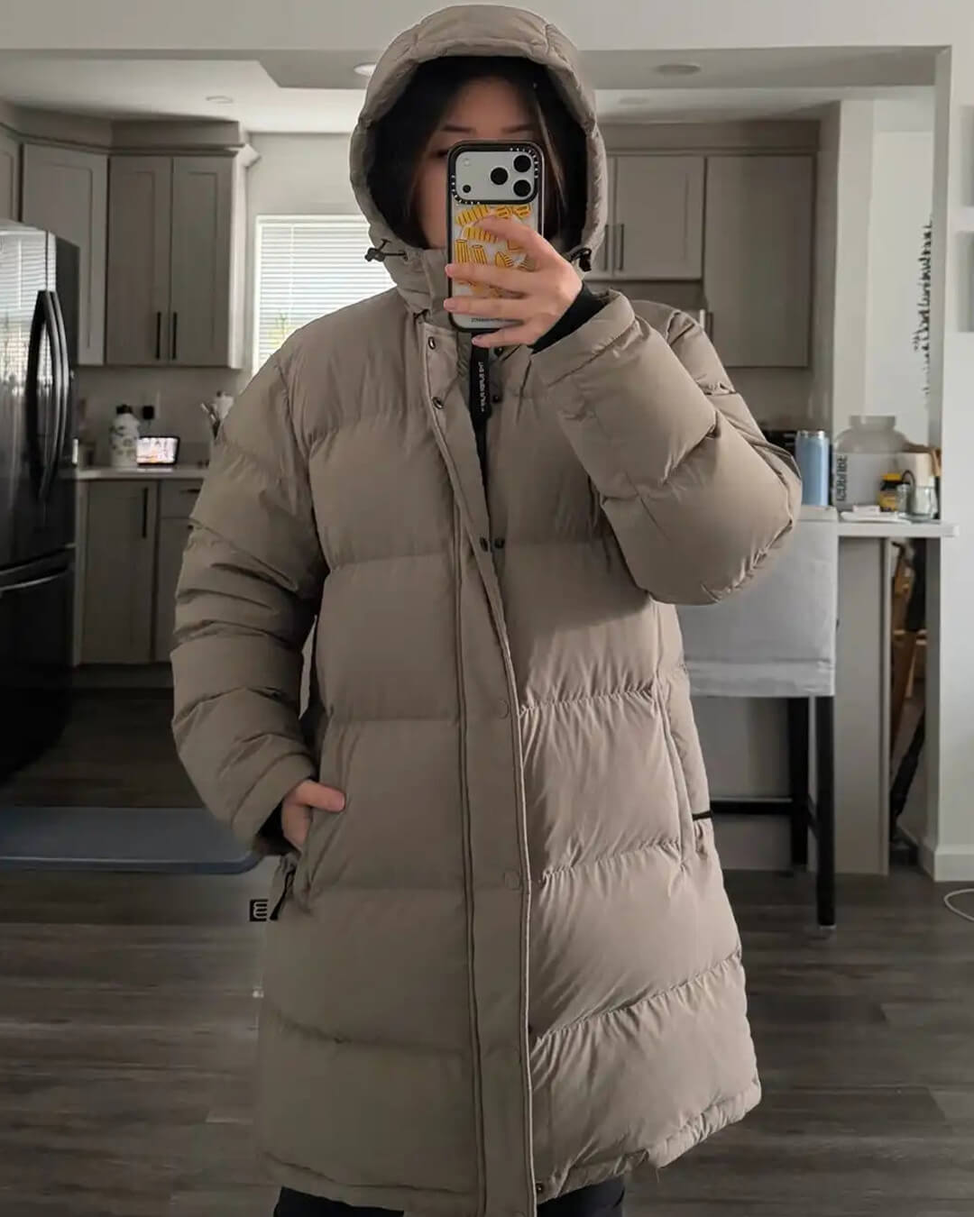 Carlyn Hooded Parka Jacket