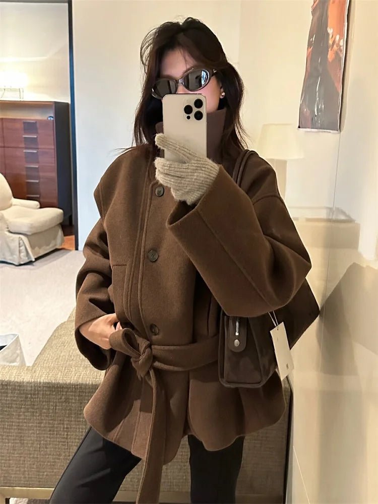 Charlene High Collar Coat