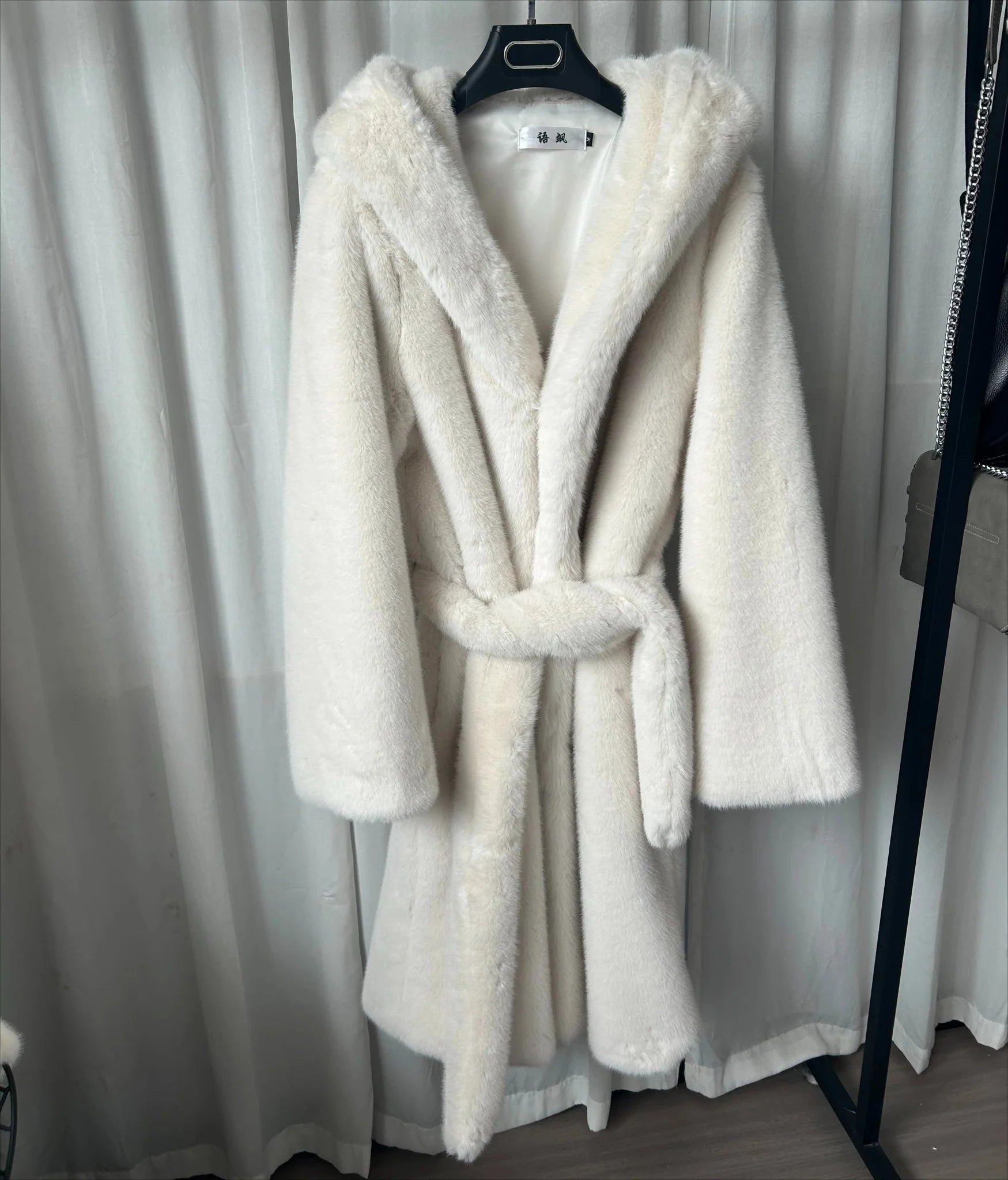 Chloe Hooded Long Coat