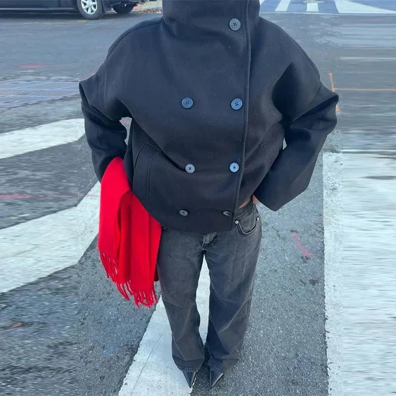 Clarissa Jacket with Stand Collar