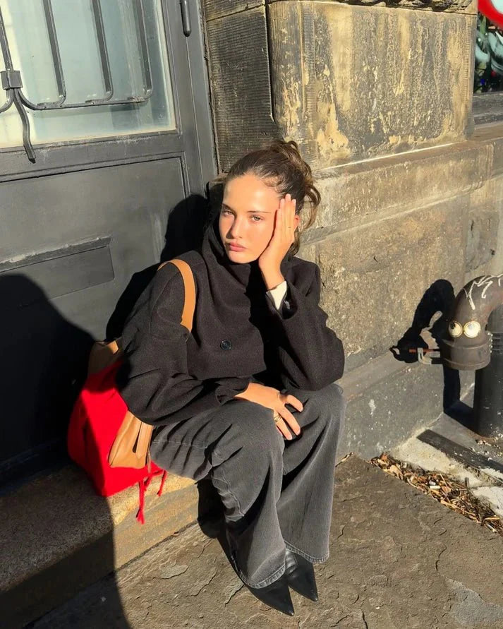 Clarissa Jacket with Stand Collar