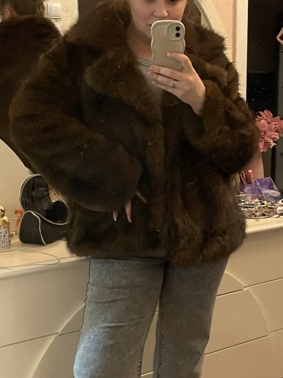 Darcy Mid-Length Fluffy Jacket