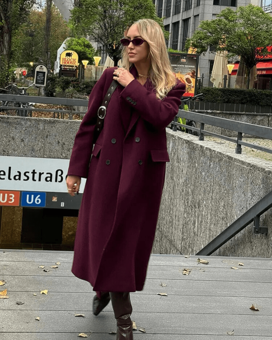 Diane Double Breasted Maxi Coat