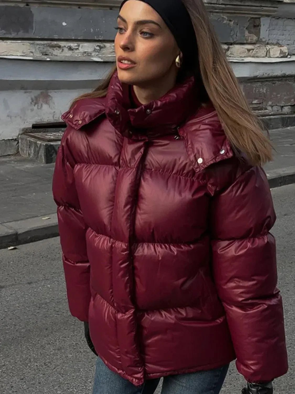 Eliza Hooded Padded Parka Coat