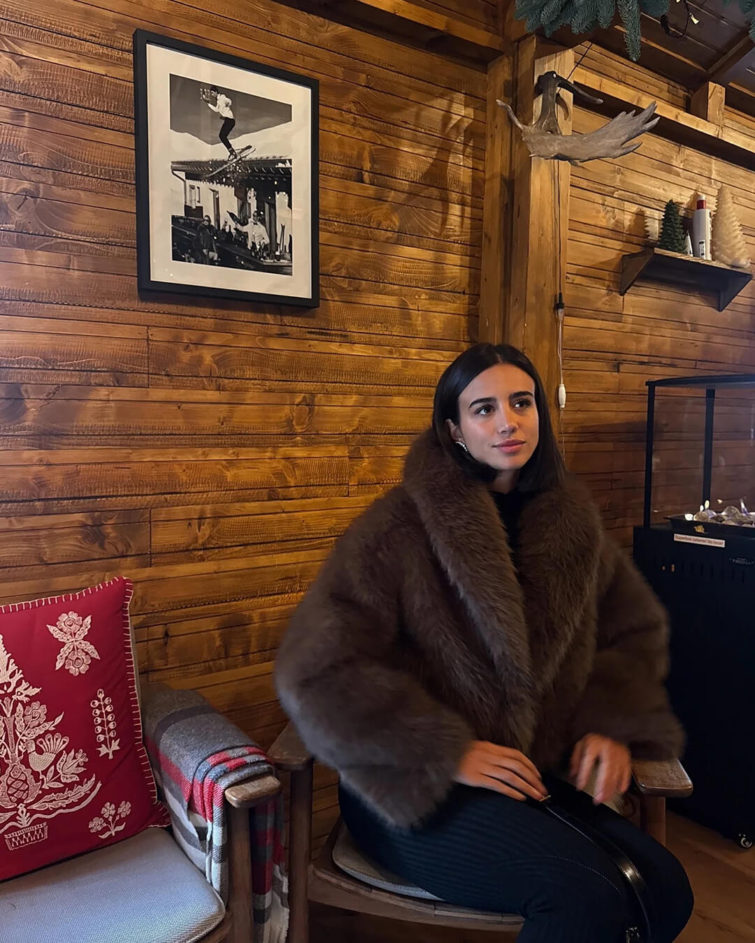 Elsa Short Faux Fur Coat