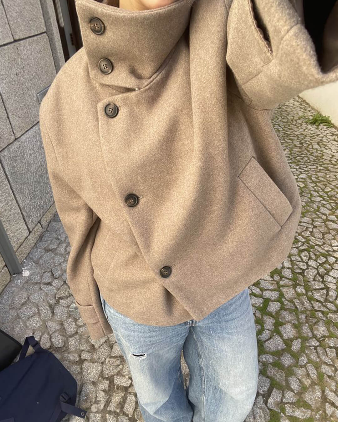 Ramona Jacket with Stand Collar