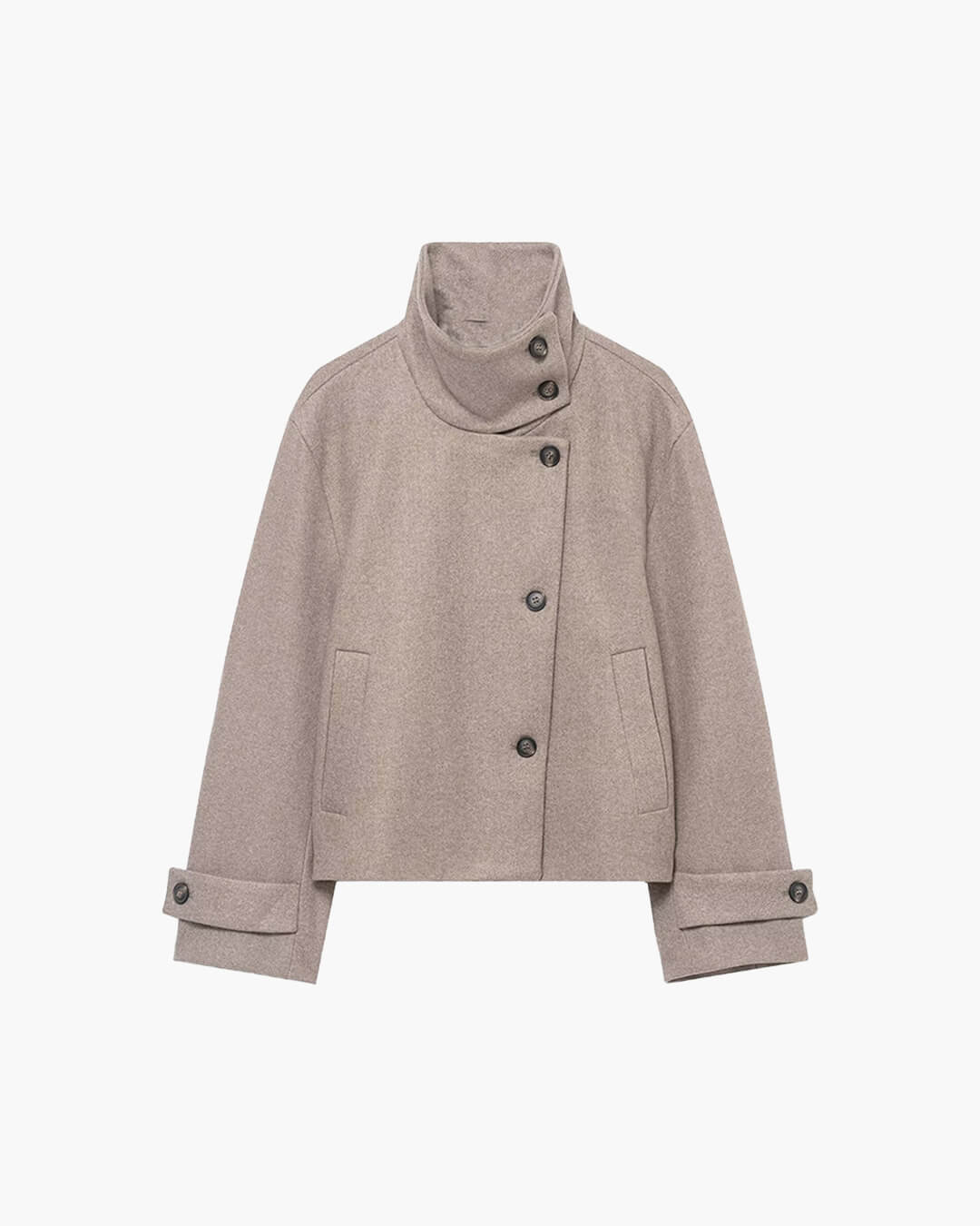 Ramona Jacket with Stand Collar