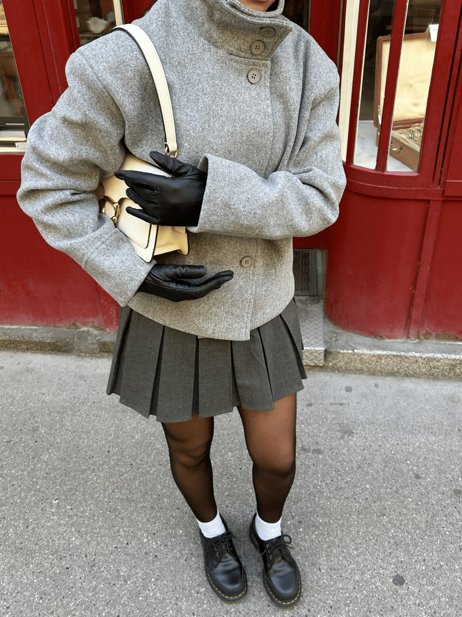 Rosalia Elegant Jacket with Stand Collar