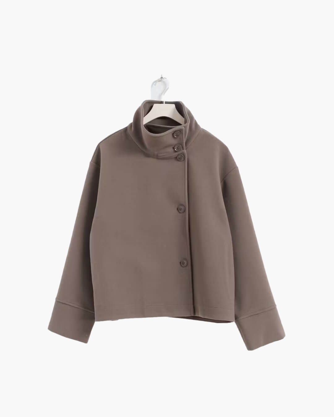 Rosalia Elegant Jacket with Stand Collar