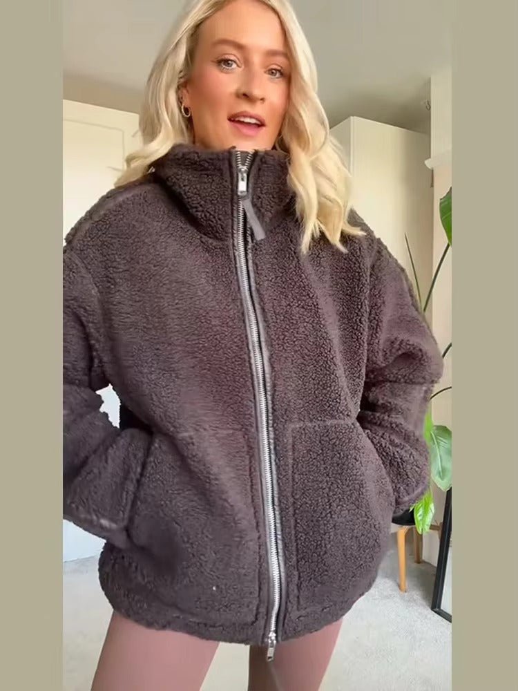 Susan Zip Up Teddy Jacket