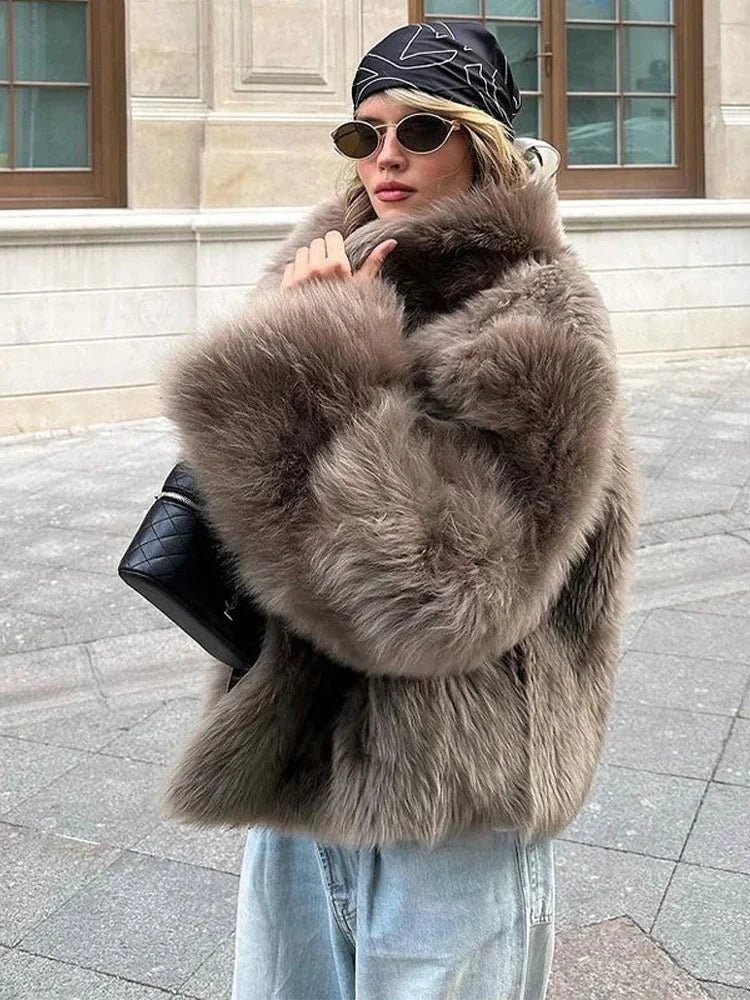 Thalia Faux Fur Coat