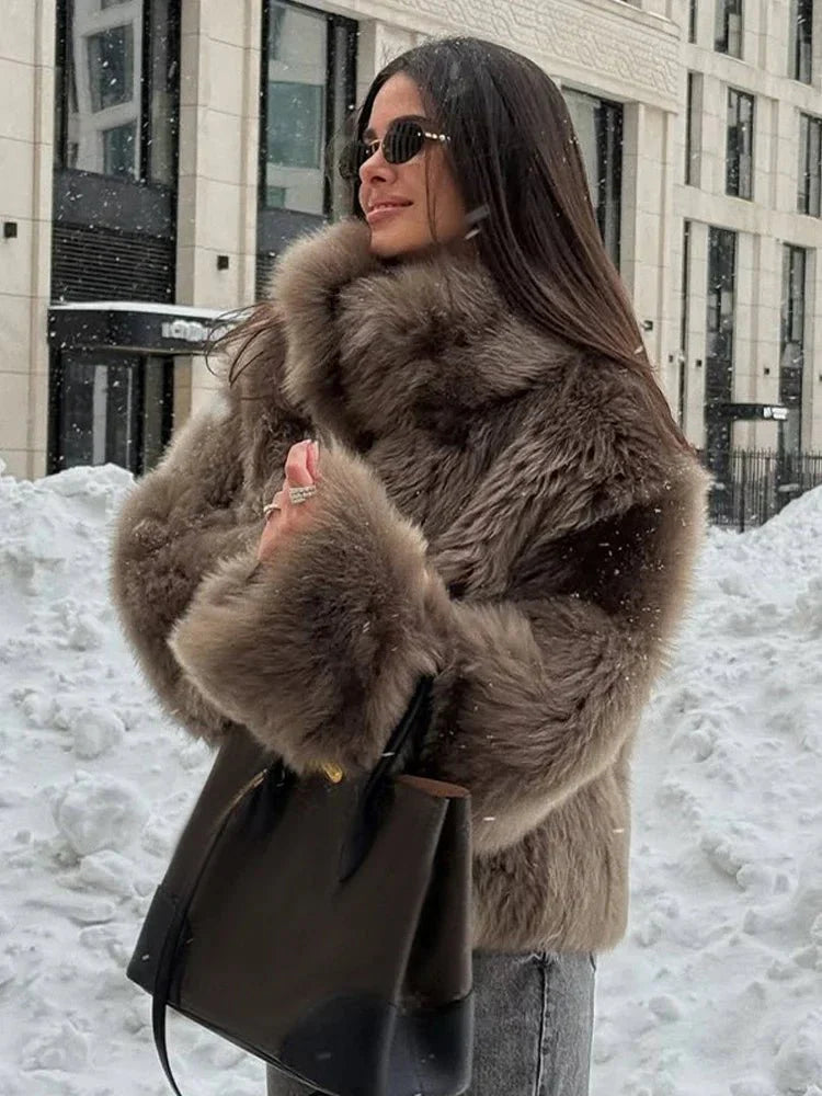 Thalia Faux Fur Coat