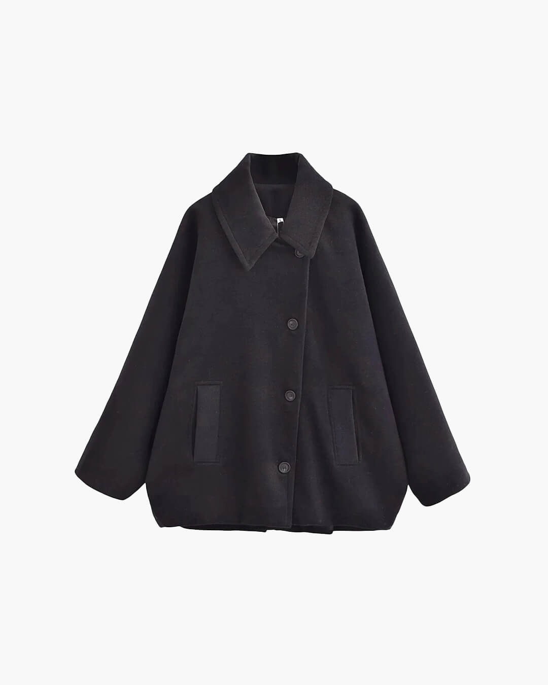 Yalena Collared Loose Coat