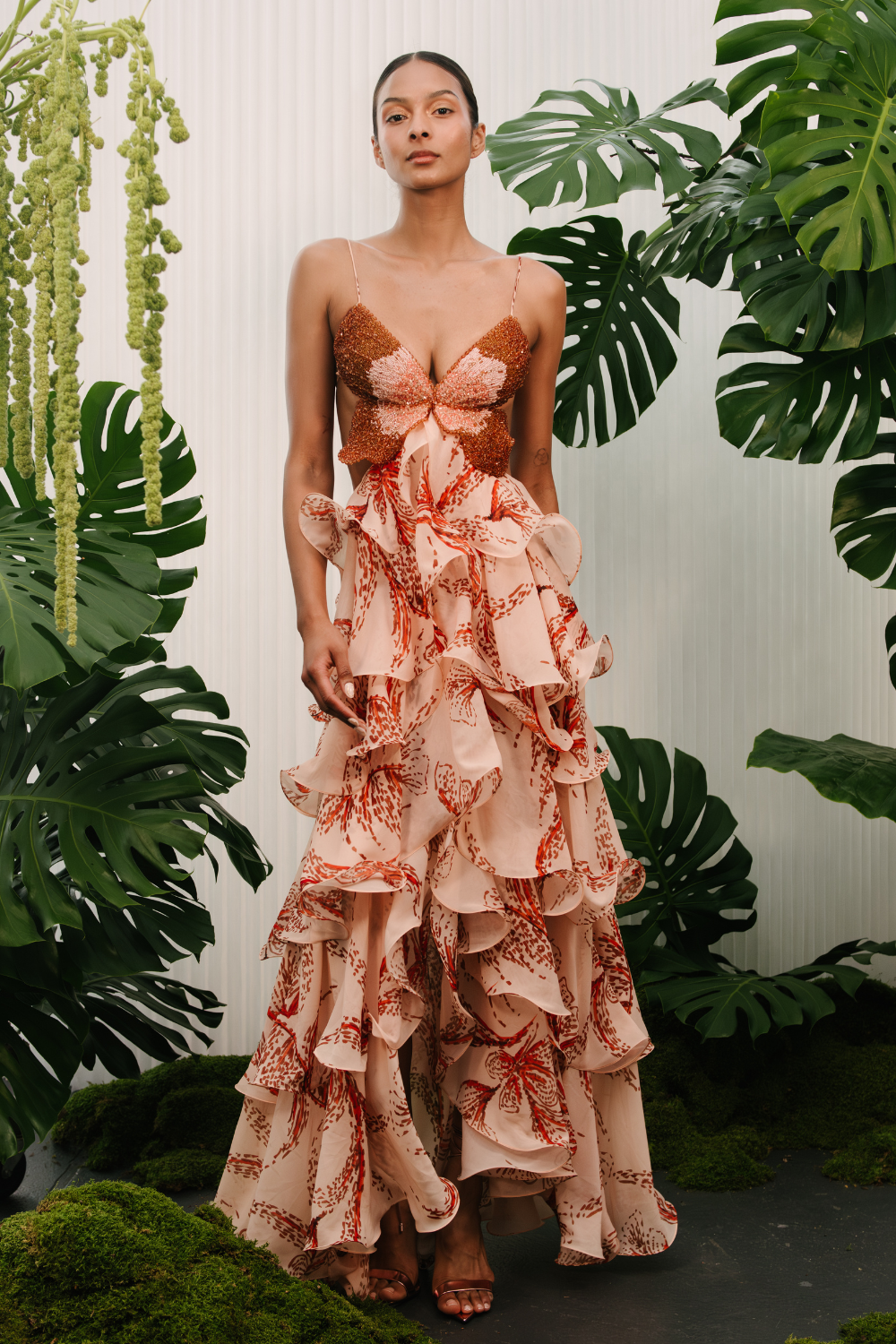 Amora Ruffle Gown - Montaracrest