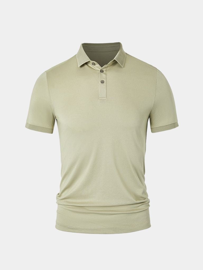 Montaracrest Polo Classica Senza Tempo featuring a timeless design and cross crown logo, classic polo shirt for men.