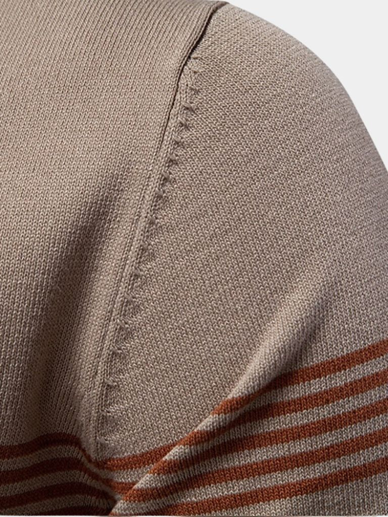 Montaracrest Valmont ivory polo shirt with a cross crown logo, classic and stylish men's clothing.