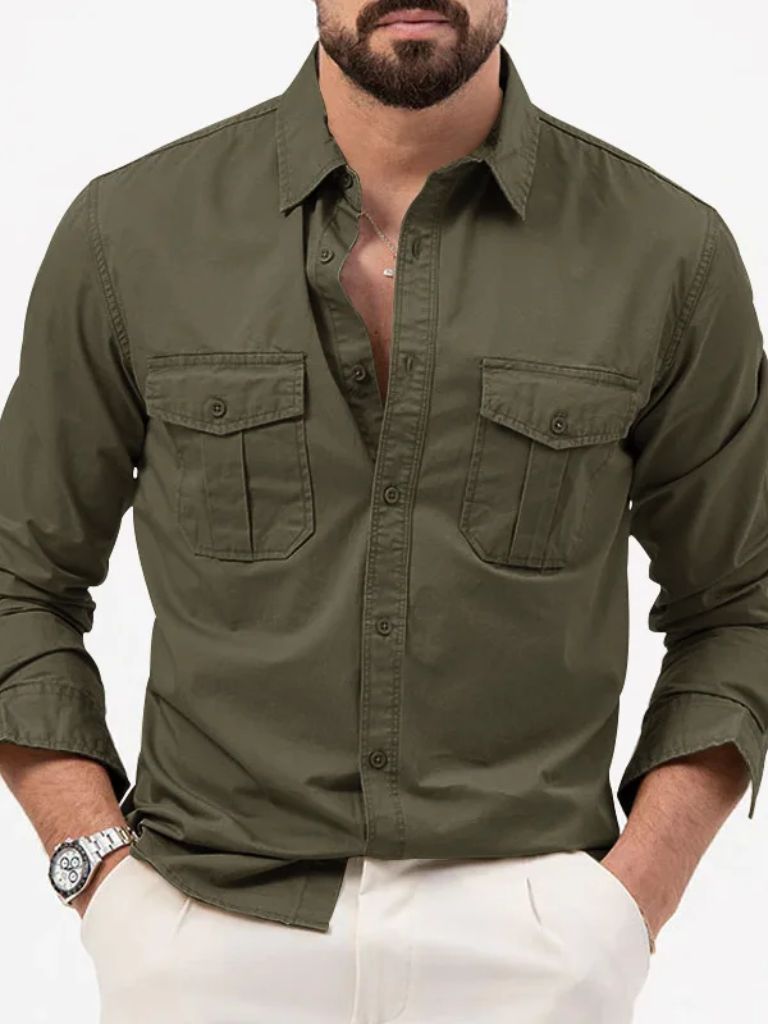 Vintage Montaracrest long-sleeve shirt featuring a cross and crown design, displayed on a neutral background.